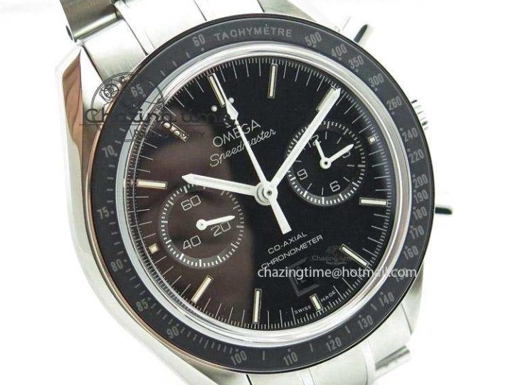 0728 Efficient Speedmaster Professional Moonwatch Chrono AXF Best Edition On SS Bracelet A 8286